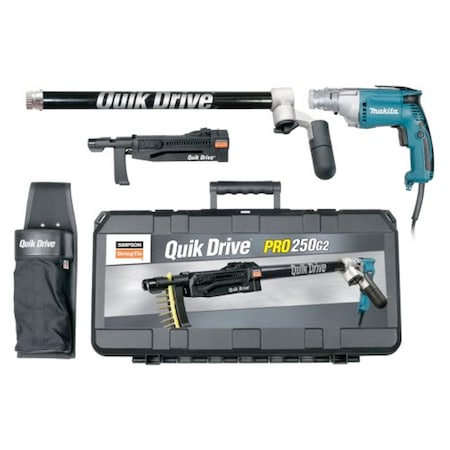 Quikdrive System w/ 120V Makita 2500 RPM Motor PRO250G2M25K